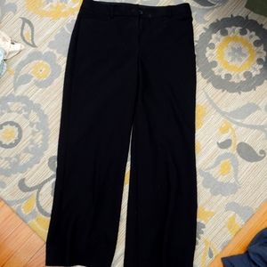 Loft High Waist Curvy Trouser Black